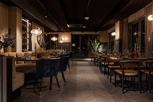 interieur design Bravoure restaurant